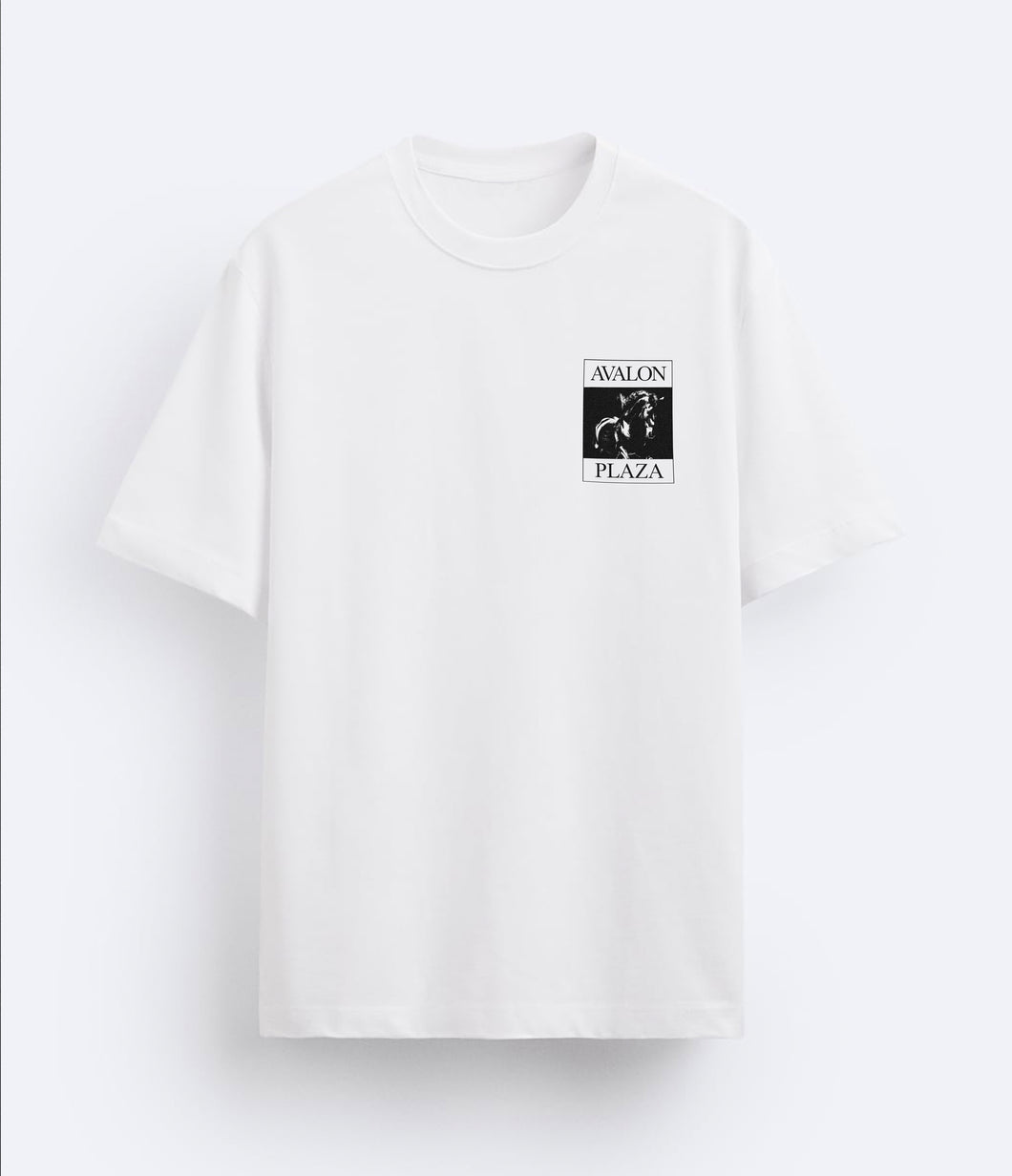 Avalon Tracklist Tee - WHITE